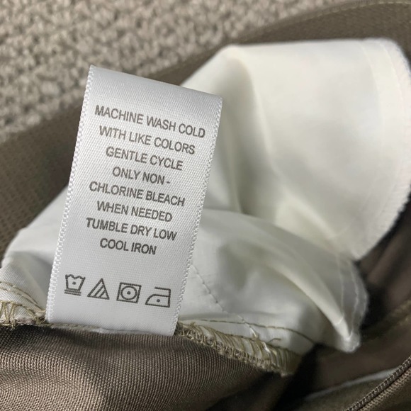 Counterparts Womens Pants Size 10 Brown Straight Leg Slimming Sensations Cropped - Picture 12 of 13